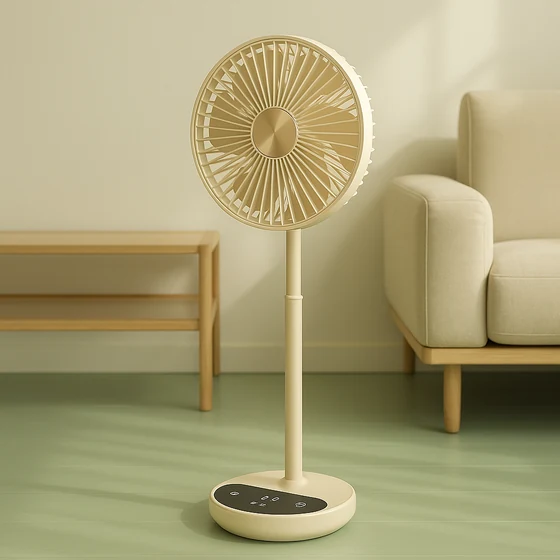 Pack Ventéo Duo : le ventilateur Tower sans fil sur pied télescopique